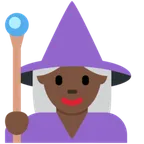 woman mage: dark skin tone pentru platforma X / Twitter
