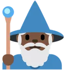 man mage: dark skin tone pentru platforma X / Twitter