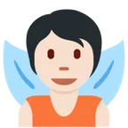 fairy: light skin tone для платформы X / Twitter