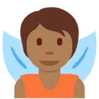 fairy: medium-dark skin tone для платформы X / Twitter