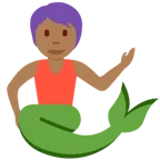 X / Twitter dla platformy merperson: medium-dark skin tone