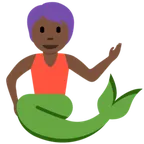 merperson: dark skin tone untuk platform X / Twitter