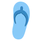 X / Twitter platformu için thong sandal