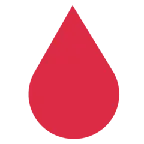 drop of blood voor X / Twitter platform