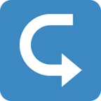 X / Twitter cho nền tảng left arrow curving right