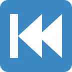 last track button för X / Twitter-plattform
