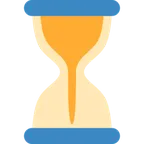 hourglass not done för X / Twitter-plattform