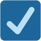 check box with check voor X / Twitter platform