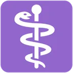 X / Twitter प्लेटफ़ॉर्म के लिए medical symbol