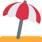 X / Twitter प्लेटफ़ॉर्म के लिए umbrella on ground