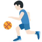 X / Twitter dla platformy man bouncing ball: light skin tone