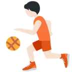 person bouncing ball: light skin tone untuk platform X / Twitter