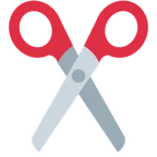 X / Twitter प्लेटफ़ॉर्म के लिए scissors